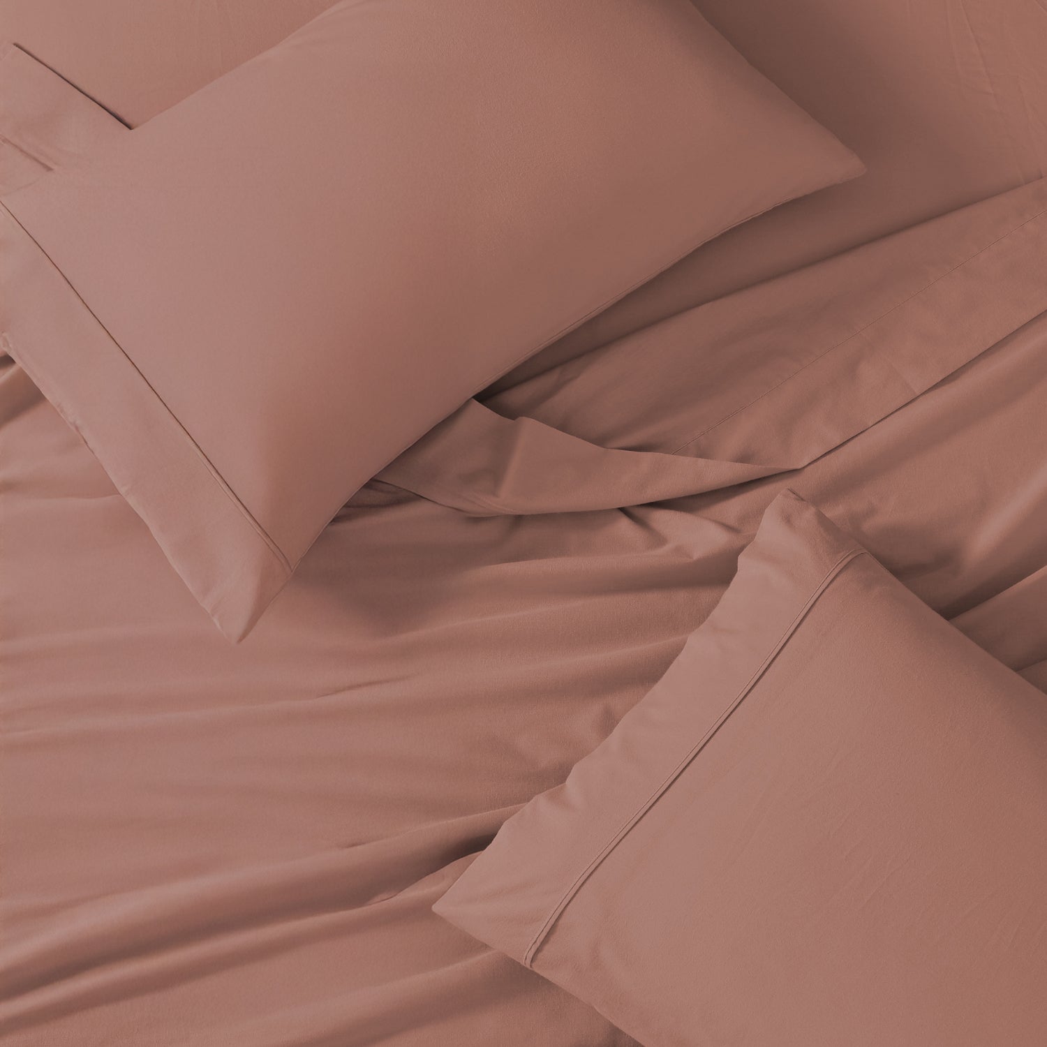 100% Organic Washed Cotton Sheet Set - Rose Dawn